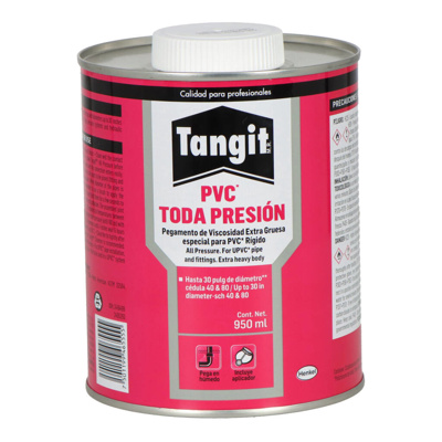 CEMENTO PVC TANGIT 950 ML 1/4 GL TODA PRESION