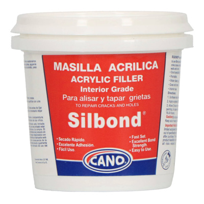 MASILLA CANO SILBOND ACRILICA PLASTICA 8 OZ INTERIOR