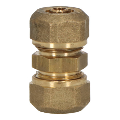 CONECTOR DOBLE BRONCE 15X15 MM 