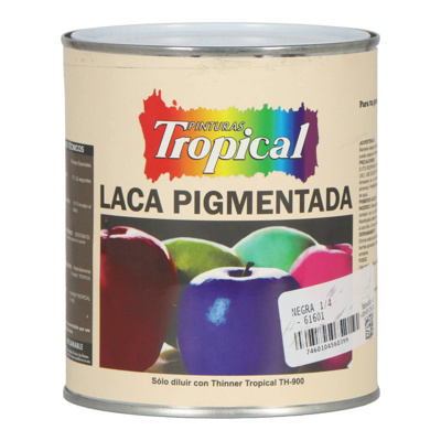 LACA TROPICAL NEGRA PIGMENTADA 1/4 GL