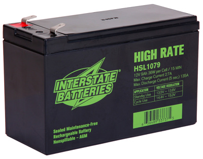 BATERIA INTERSTATE HSL1079  UPS 12V9AH/36W