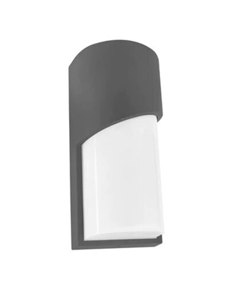 LAMPARA LIGHTSOURCE 9188 W-GY EXTERIOR PARED LED 12 W 3000 K NEGRO 