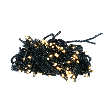 LUCES NAVIDAD 8175 200 LED CALIDA CABLE VERDE
