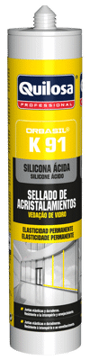 SELLADOR QUILOSA T030650 ORBASIL K-91 SILICON ACETICO TRANSPARENTE 280 ML