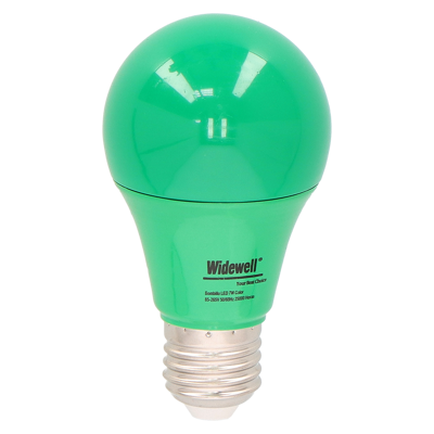 BOMBILLO WIDEWELL A60-C LED  A19 E27 7W VERDE