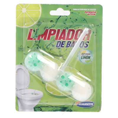 LIMPIADOR INODORO CLAUDETTE LD0211 ESFERAS LIMON 4/1 