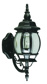 LAMPARA HOME DELIGHT 8282W-NE EXTERIOR PARED 1 LUZ E27 60 W NEGRO
